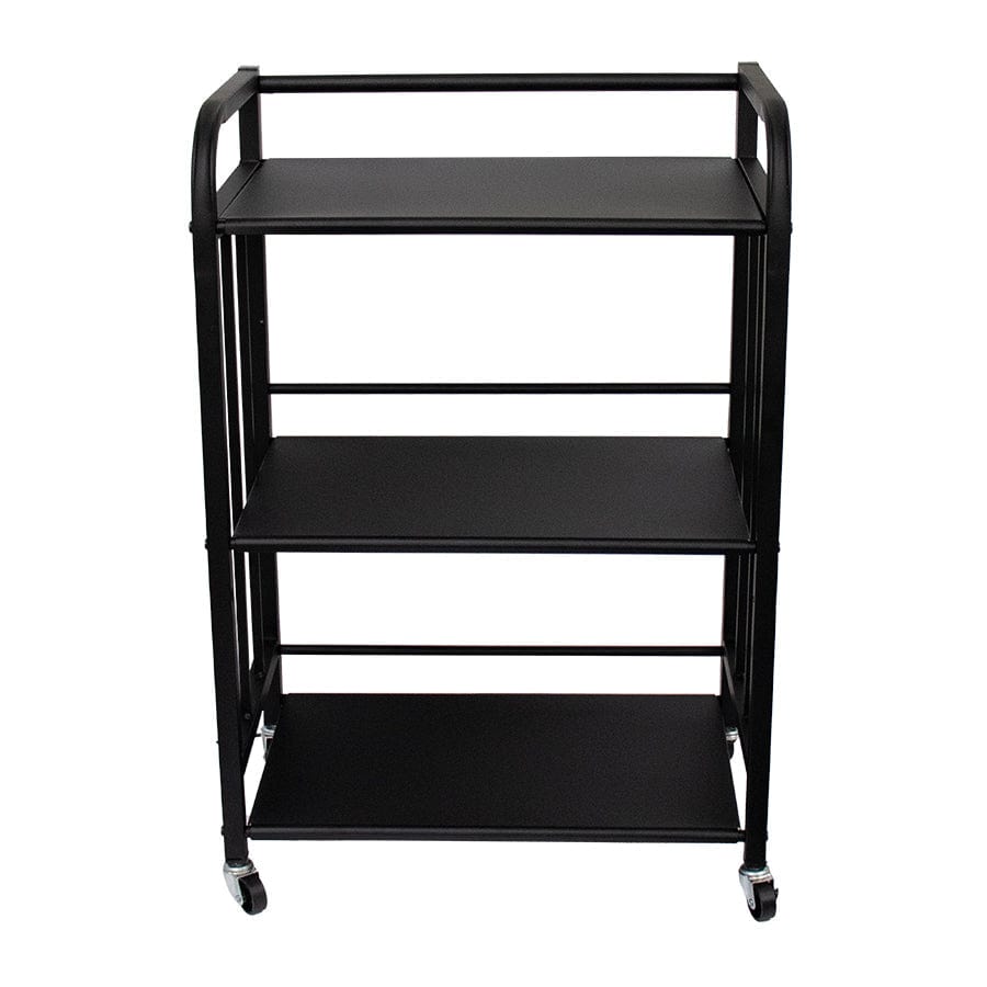 Regent Storage Rack Multi Purpose Storage Rack 3 Shelf Black (500x320x760mm) 42119