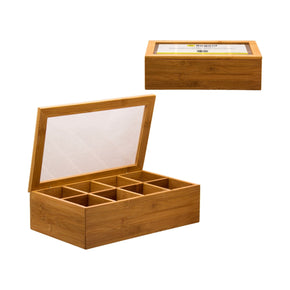 Regent Tea Box Regent Bamboo Tea Box 8 Section (2061786710105)