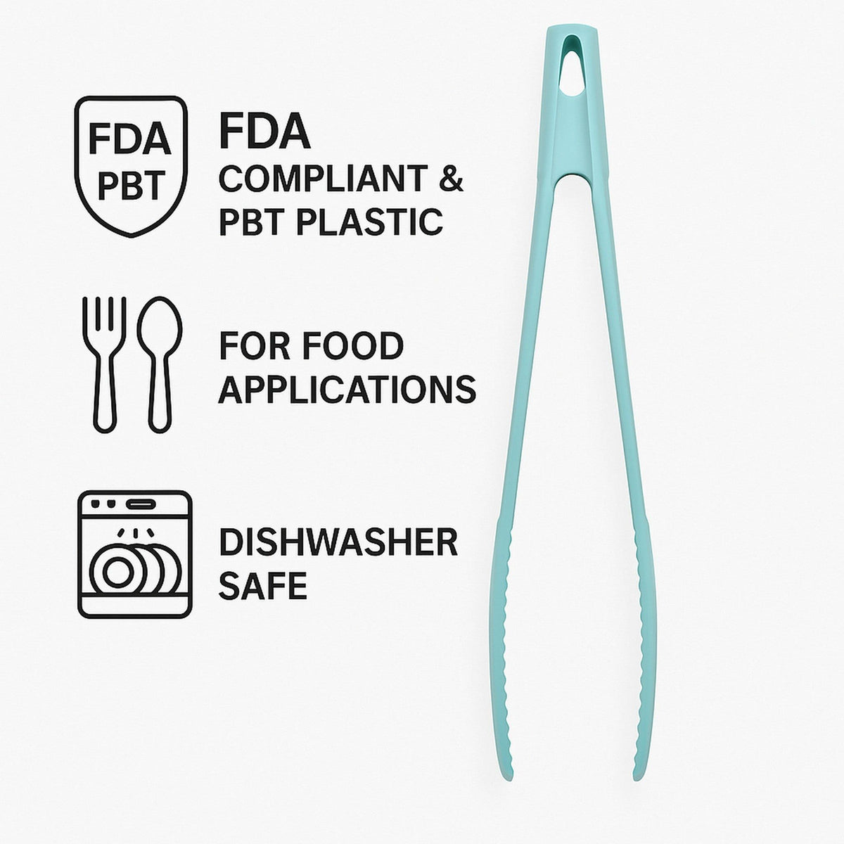 Regent TONG Regent Kitchen Food Tong Pbt Plastic, 280mm 21710