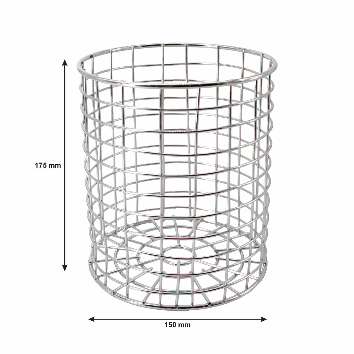 Regent Utensil Holder Regent Chrome Round Wire Utensil Holder (150mm Diax175mm) 14134