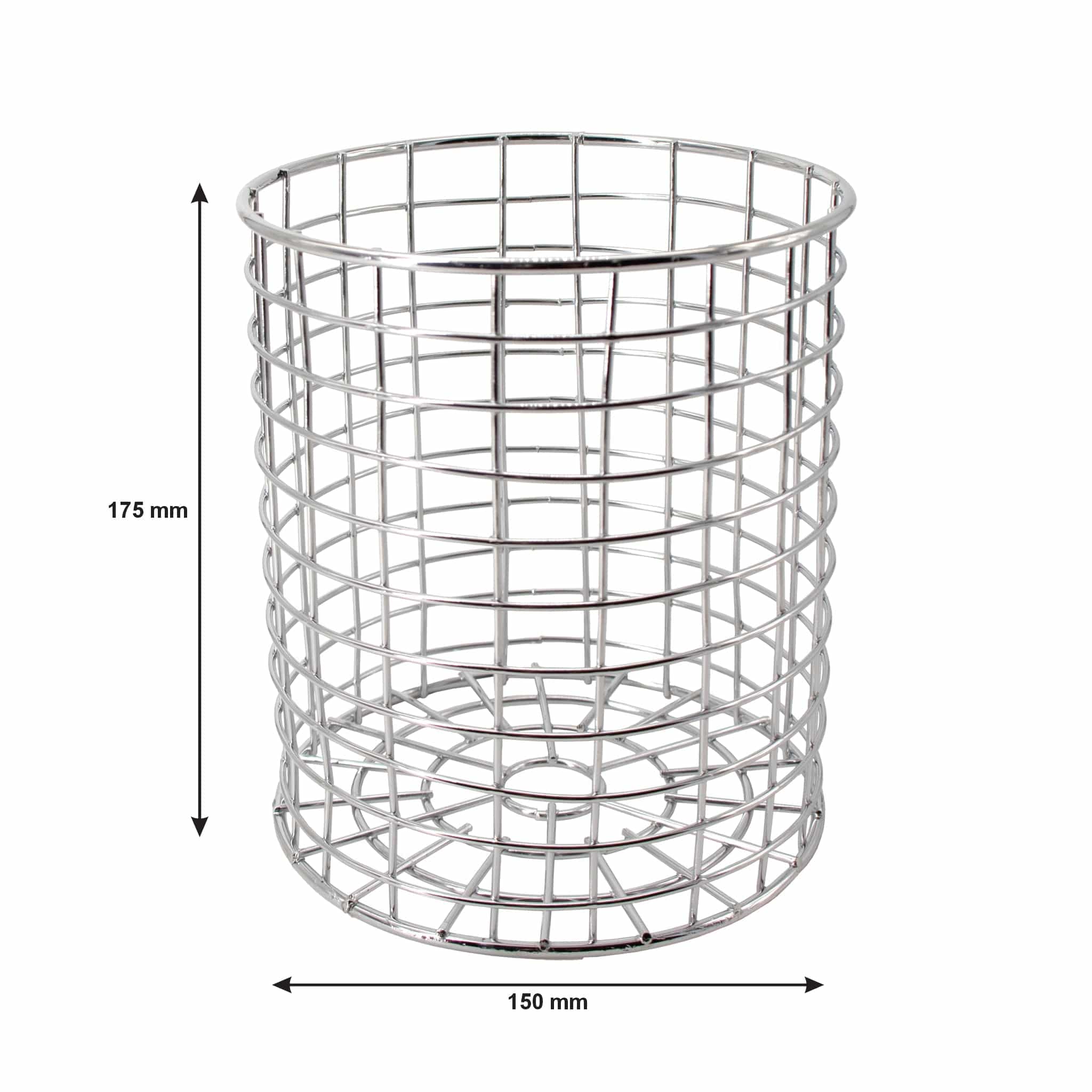 Regent Utensil Holder Regent Chrome Round Wire Utensil Holder (150mm Diax175mm) 14134
