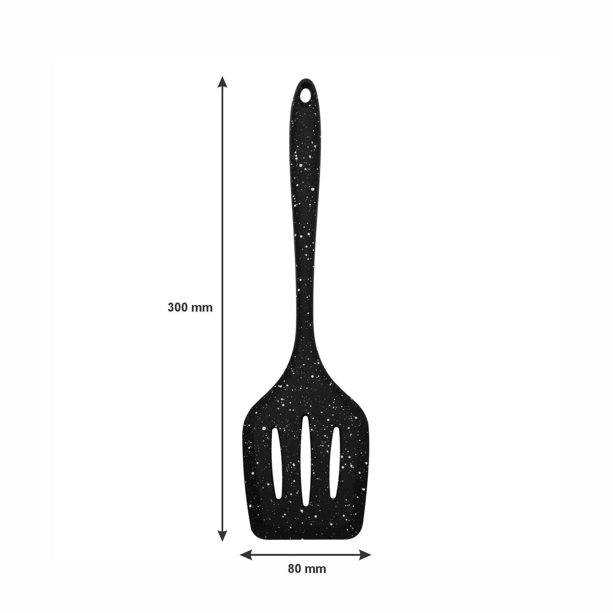 Regent Utensil Regent Kitchen Basting Brush And Turner Nylon Speckled Black 2 Piece Set 12610