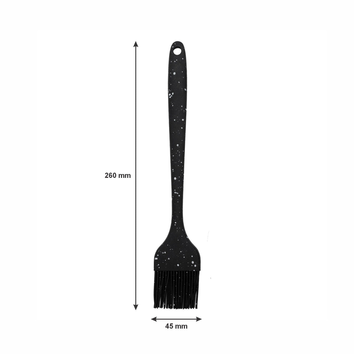 Regent Utensil Regent Kitchen Basting Brush And Turner Nylon Speckled Black 2 Piece Set 12610