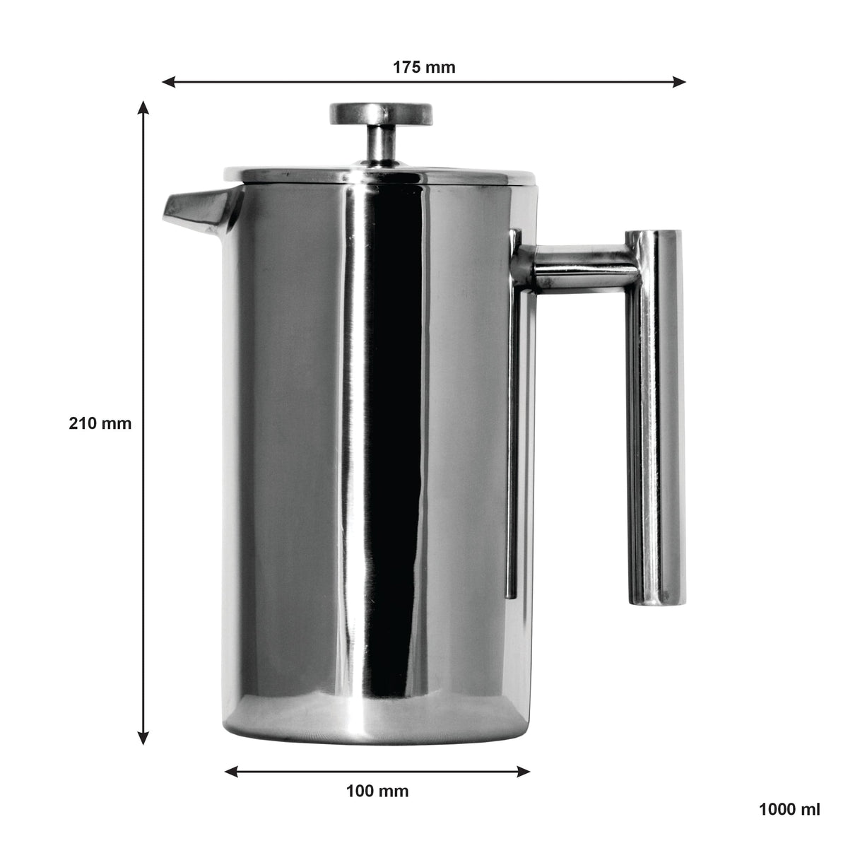 Regent Vacuum Regent Colombia Coffee Maker Double Walled St Steel 8 Cup (1lt) 21788