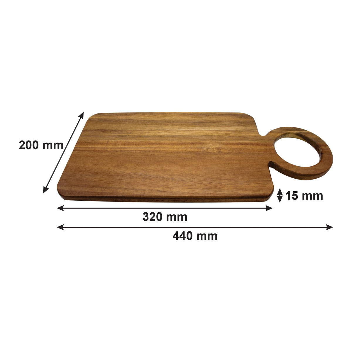 Regent wood Regent Acacia Wood Serving Board 346x180x15mm 41816