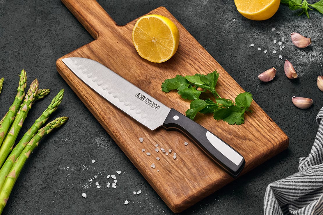 Resto CUTLERY Resto Atlas Santoku knife 17.5cm 95321 (7287968235609)