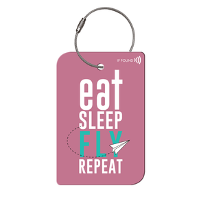 Retreev luggage tags Retreev Smart Tag - Eat Sleep (7395490824281)