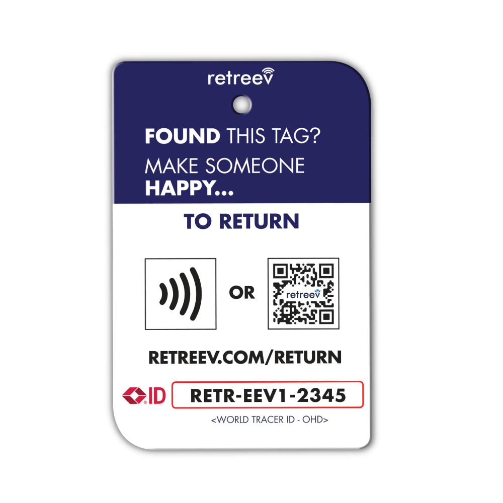 Retreev luggage tags Retreev Smart Tag - USA (7395487907929)
