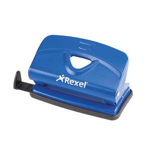 Rexel Tech & Office Rexel V210 2 Hole Metal 10 Sheet Punch  Blue (7397290311769)