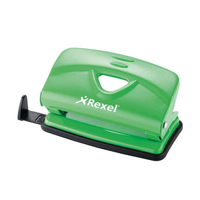 Rexel Tech & Office Rexel V210 2 Hole Metal 10 Sheet Punch Green (7397290999897)