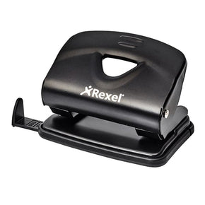 Rexel Tech & Office Rexel V220 2 Hole Metal 20 Sheet Punch  Black (7397288345689)