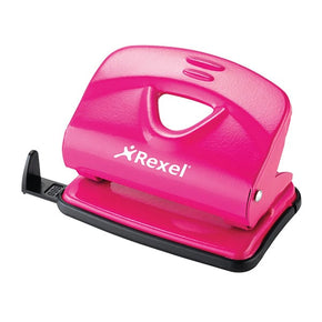 Rexel Tech & Office Rexel V220 2 Hole Metal 20 Sheet Punch Pink (7397289328729)