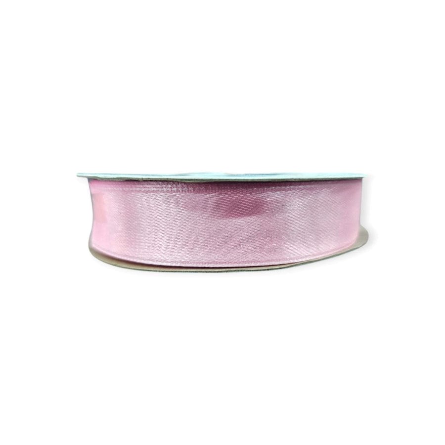RIBBONS Habby Baby Pink Satin Ribbon 15mm