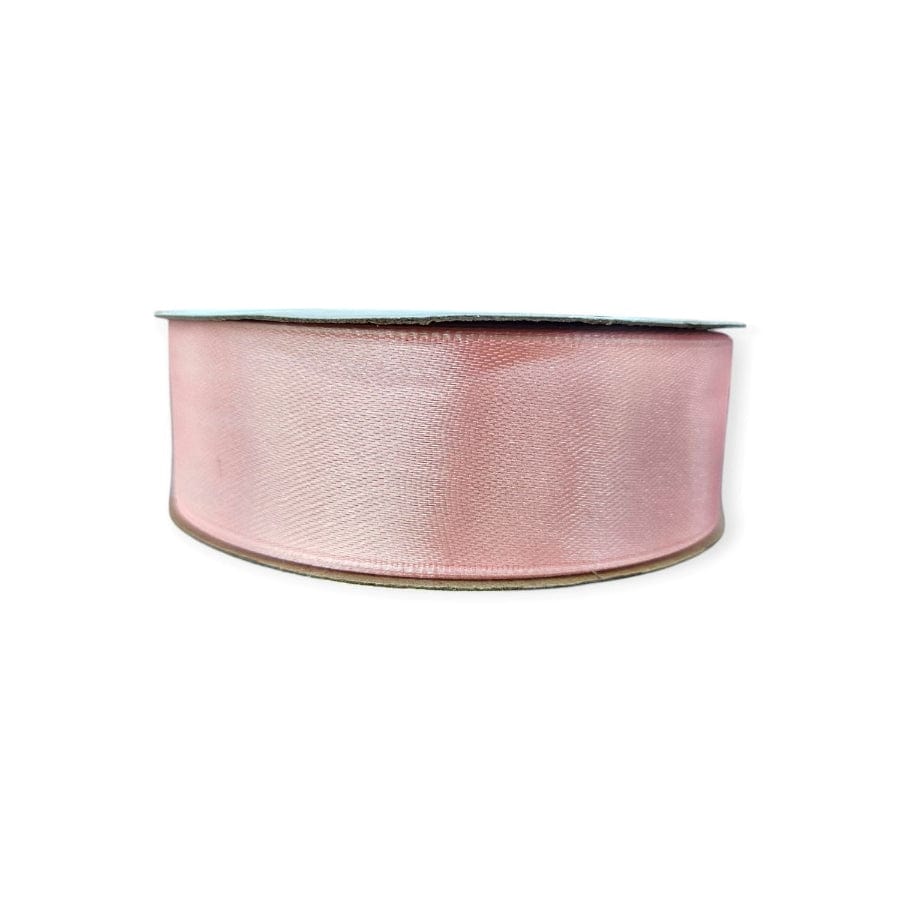 RIBBONS Habby Baby Pink Satin Ribbon 25mm