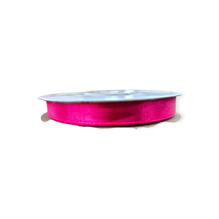 RIBBONS Habby Cerise Satin Ribbon 10mm