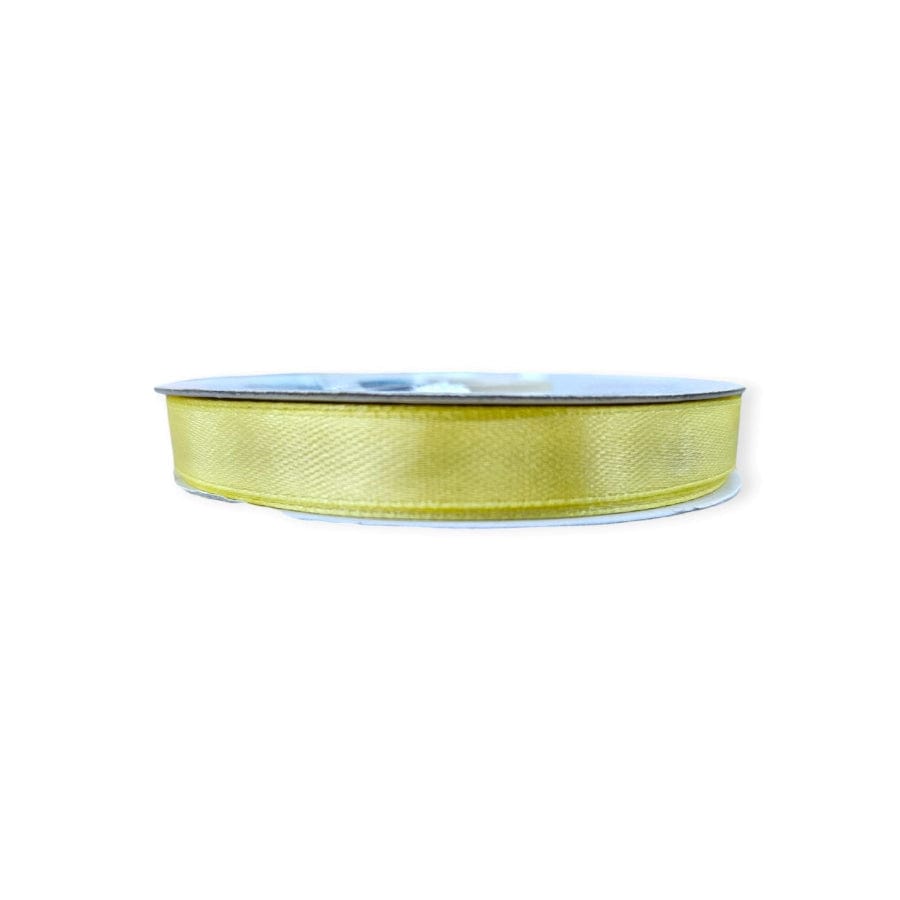 RIBBONS Habby Lemon Satin Ribbon 10mm
