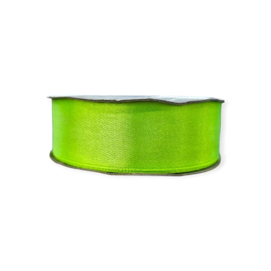 RIBBONS Habby N.Green Satin Ribbon 25mm