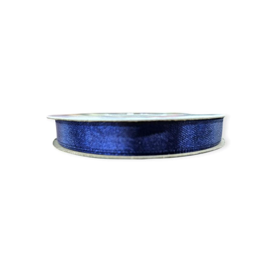 RIBBONS Habby Navy Satin Ribbon 10mm