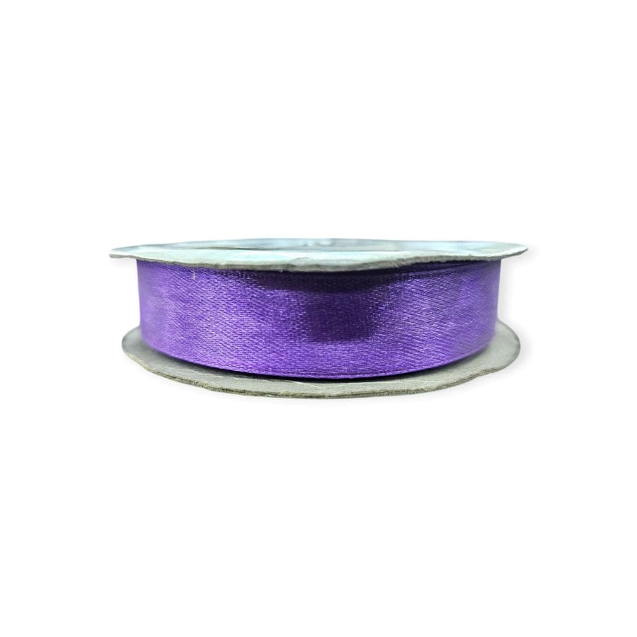 RIBBONS Habby Purple Satin Ribbon 15mm
