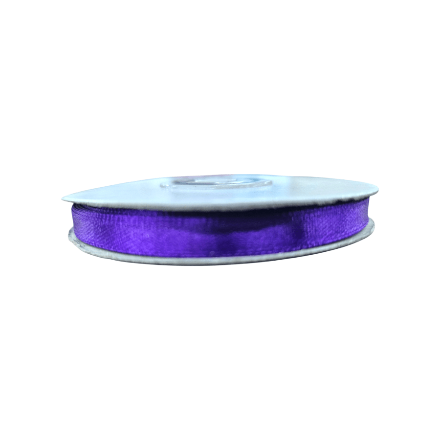 RIBBONS Habby Purple Satin Ribbon 6mm