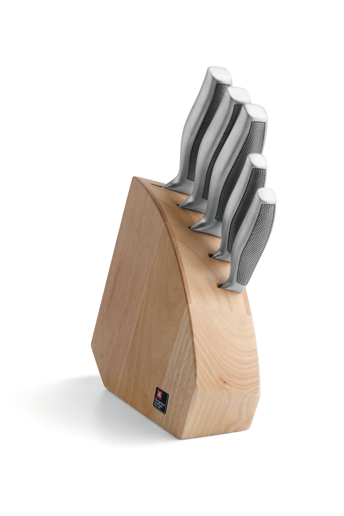 Richardson Sheffield Knife Richardson Sheffield Sense 5 Piece Knife Set Wooden Block R16600K439K20 (4789401780313)