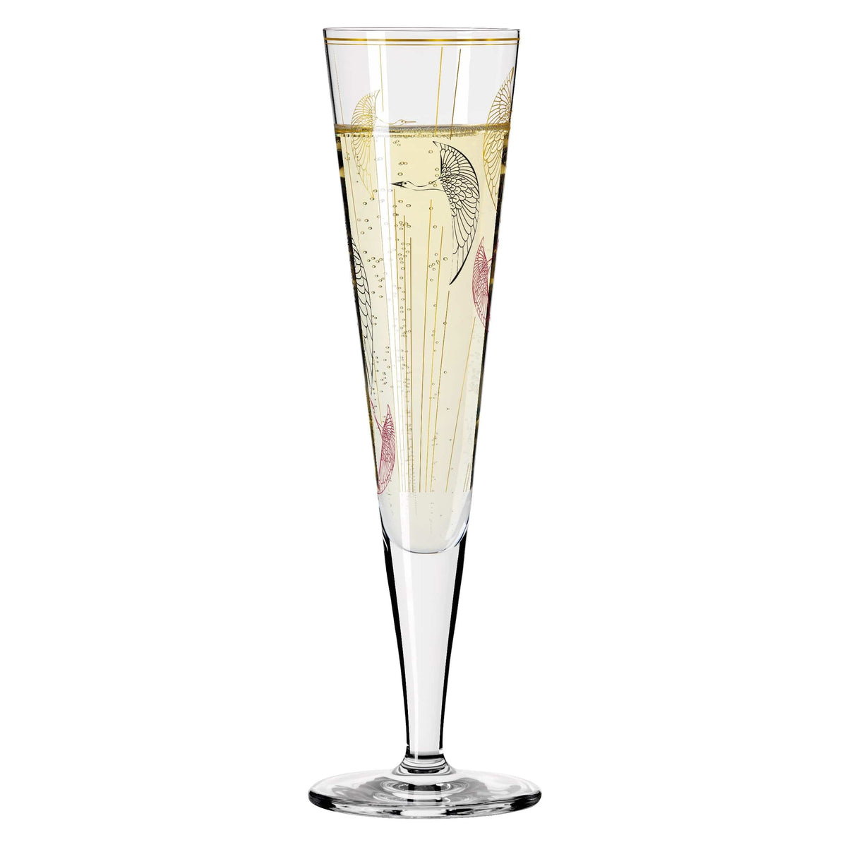 Ritzenhoff Glasses Ritzenhoff Gold Night Champagne Glass Concetta Lorenzo 200ml 1071018 (7390360076377)