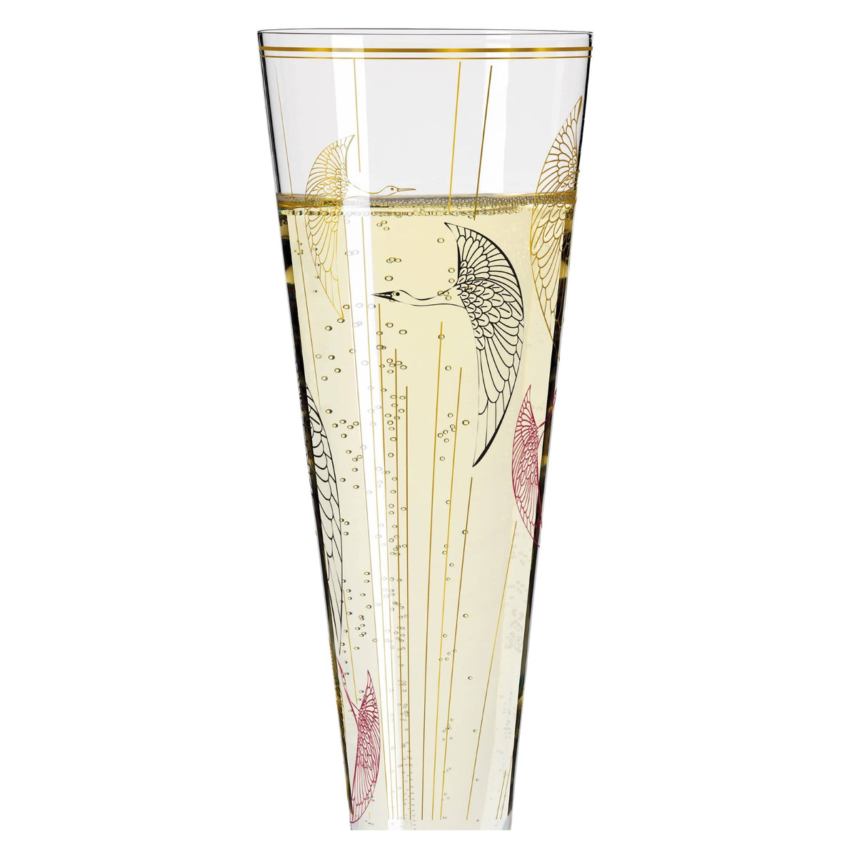 Ritzenhoff Glasses Ritzenhoff Gold Night Champagne Glass Concetta Lorenzo 200ml 1071018 (7390360076377)