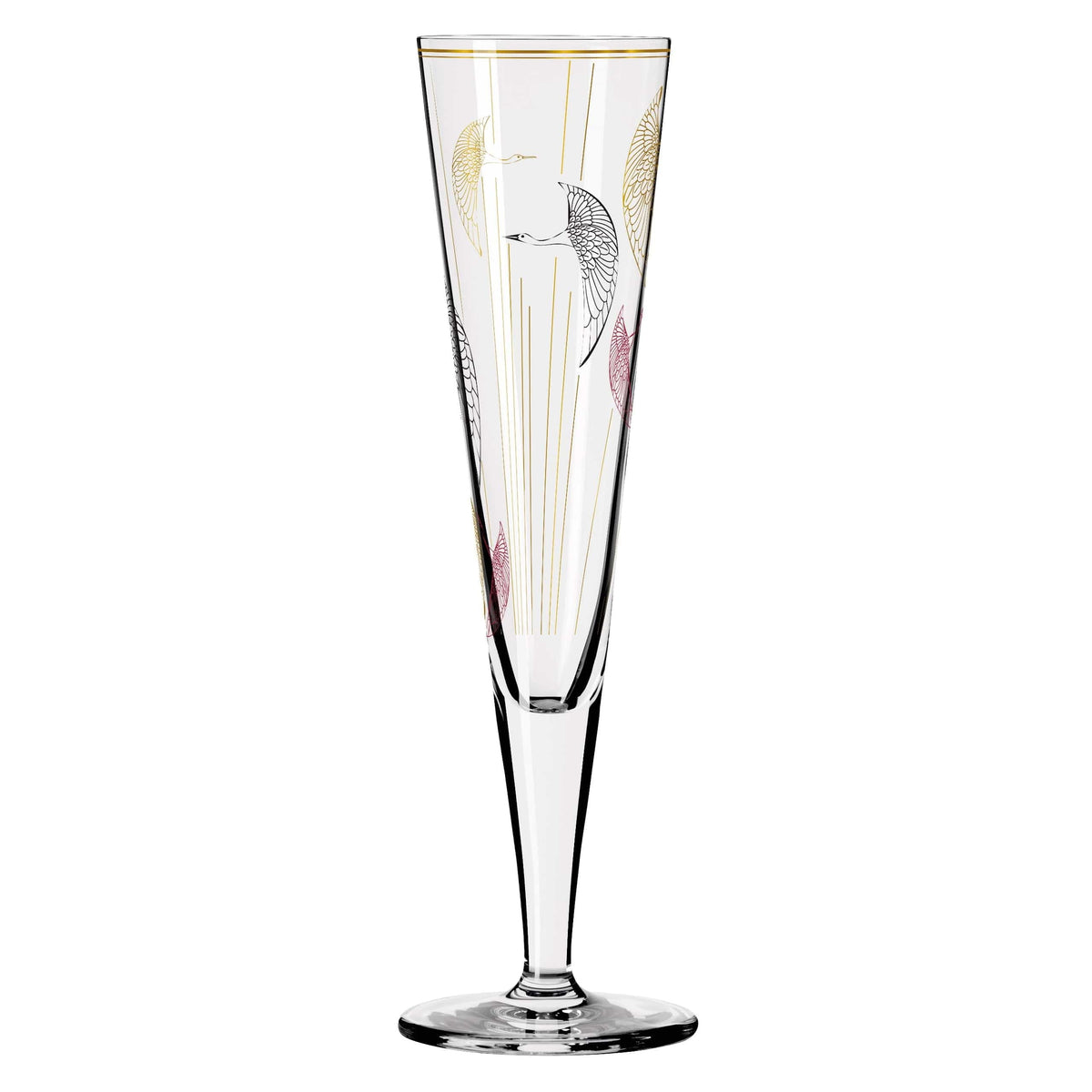 Ritzenhoff Glasses Ritzenhoff Gold Night Champagne Glass Concetta Lorenzo 200ml 1071018 (7390360076377)