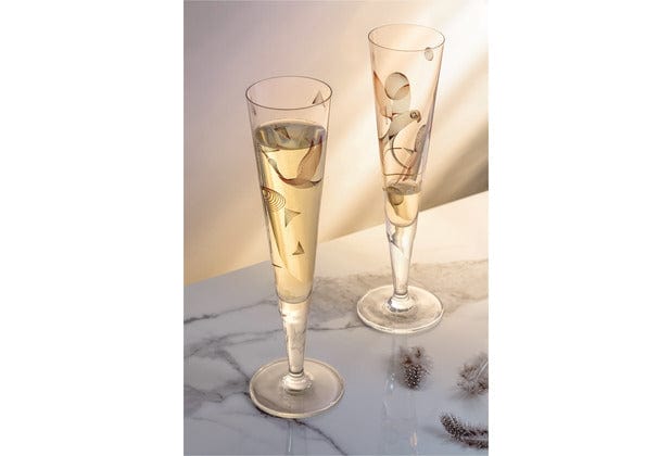Ritzenhoff Glasses Ritzenhoff Gold Night Champagne Glass Rachel Hoshino 200ml 1071016 (7390220877913)