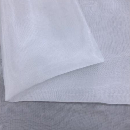 RIVER FABRICS Organza White Diamond Organza Plain Collection 280 cm (7805211508825)