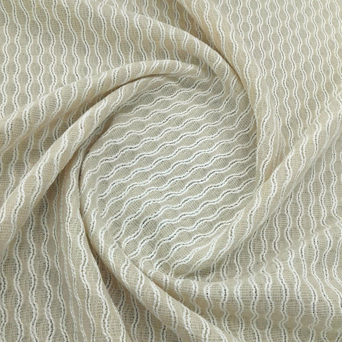RIVER FABRICS SHEER VOILE Sheer Fabric Chaumont Chantilly 280cm
