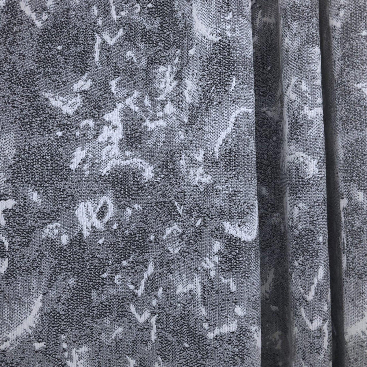 RIVER FABRICS SHEER VOILE Sheer Lace Athens Silver Shadow 280cm