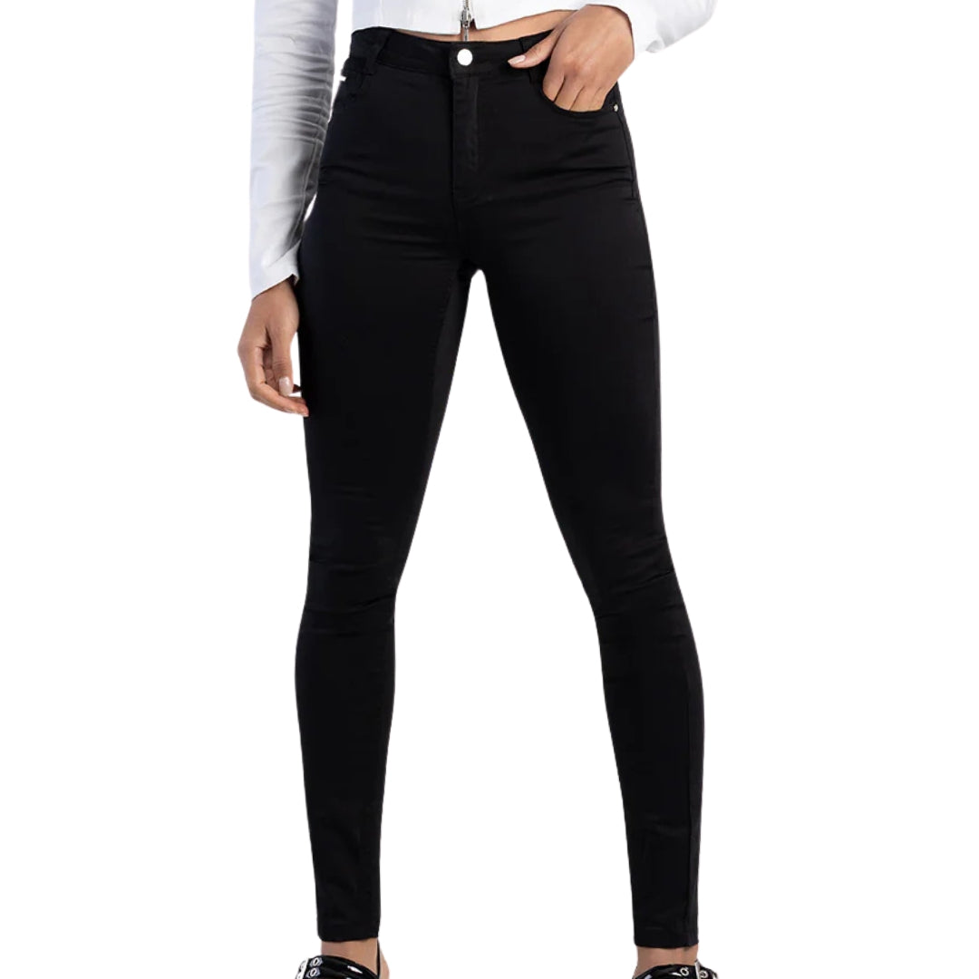 Sissy Boy Mid Waist Skinny Jean Black