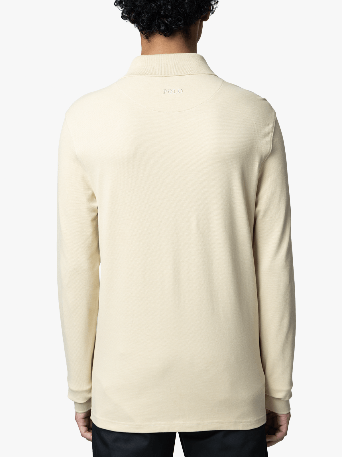 POLO Long Sleeve Essential Golfer - Stone.