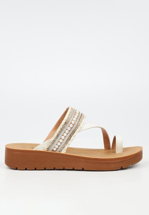 Butterfly Xara 5 toe post - White