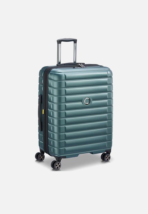 Delsey Shadow 5.0 Trolley Suitcase Green.