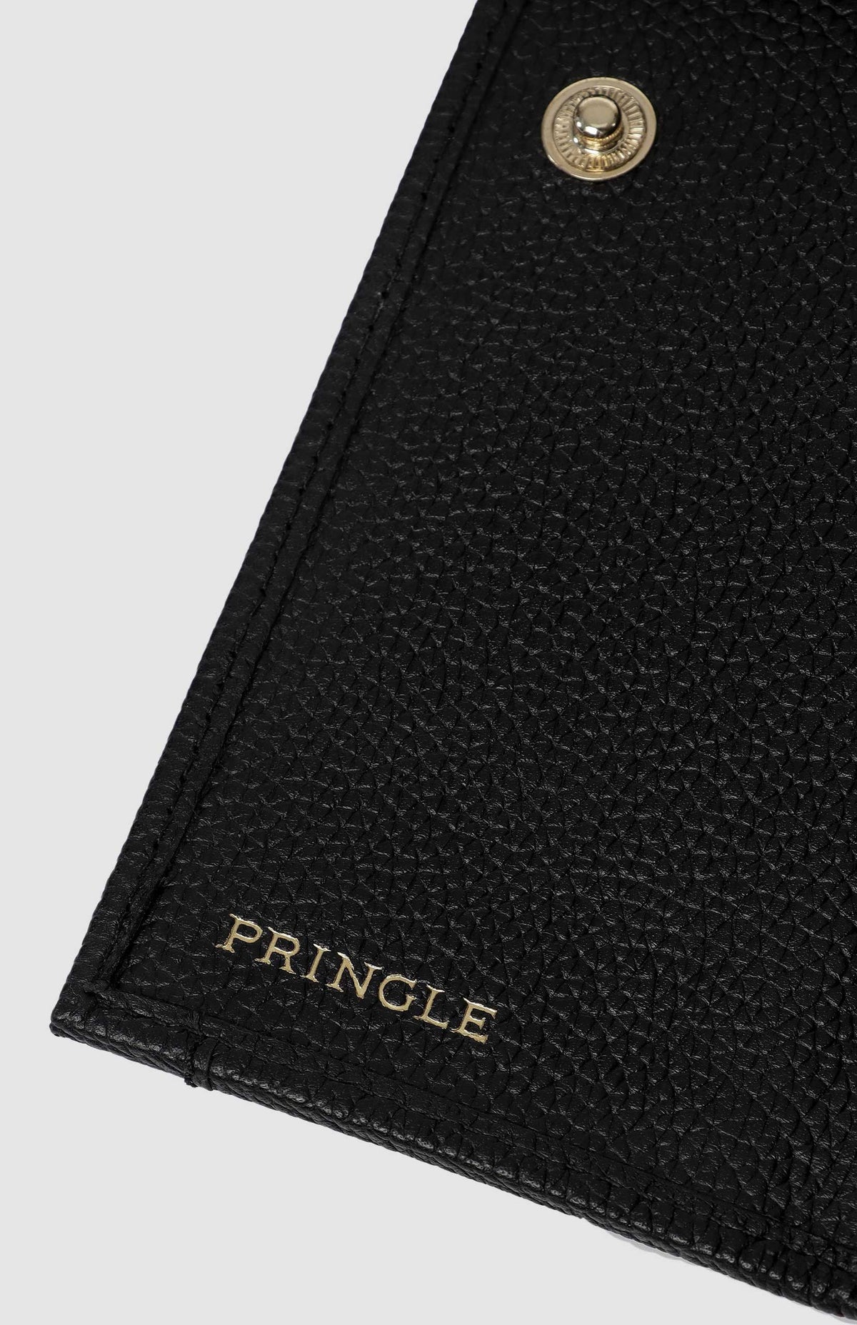 Pringle Flapover Purse Black Argyle  AOP  PR112041.