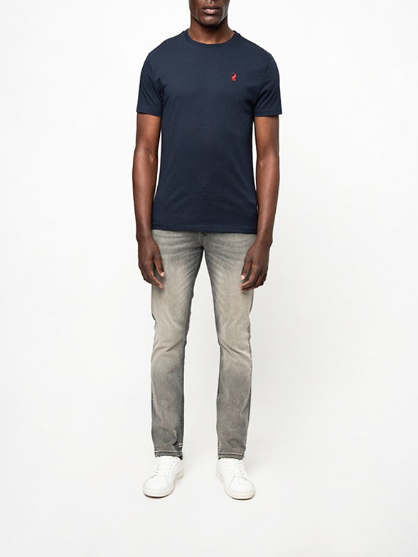 Polo Lucas Crew Neck T-Shirt - Navy.