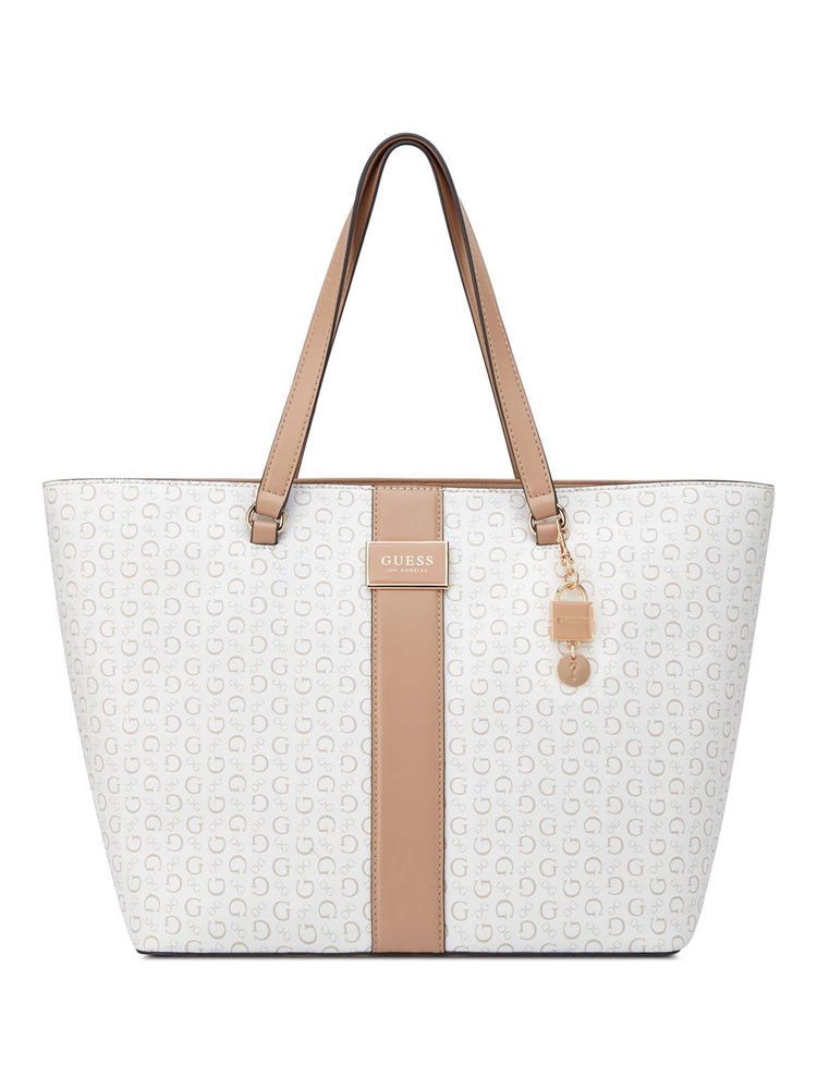 GUESS Isabella Tote Bag - White SG193225 GM19327.