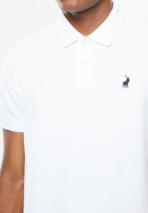 Polo Mens Stretch Pique Golfer White 501605.