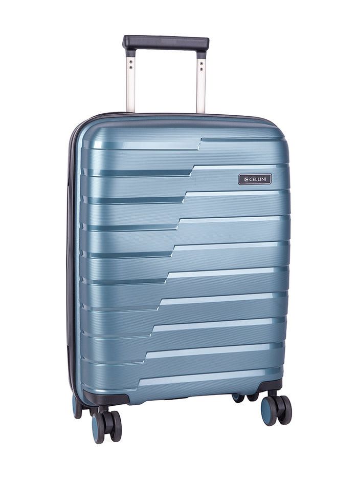 Cellini Microlite Blue 4 Wheel Trolley Carry On 866506.