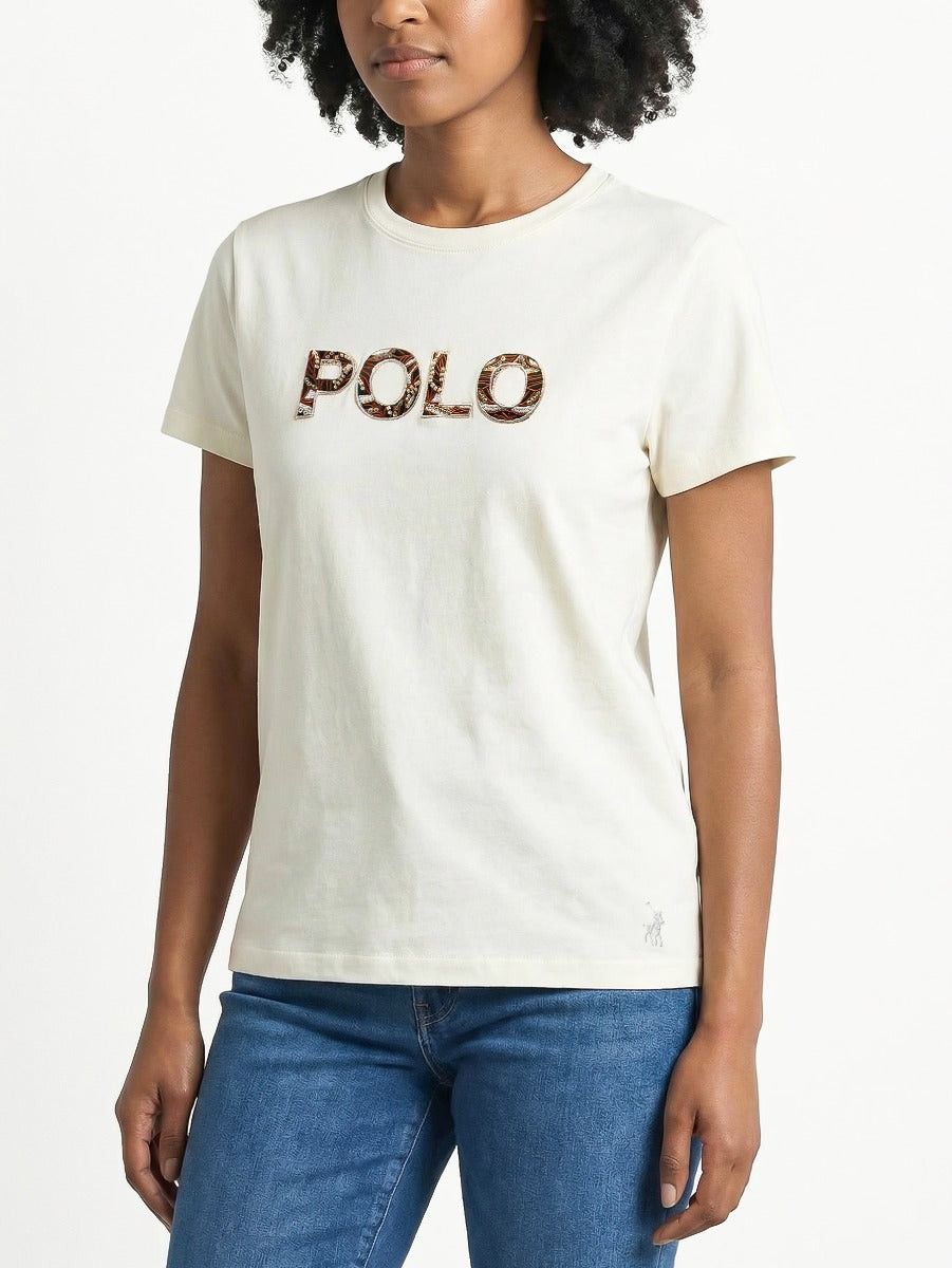 Polo Womens T-Shirt Short Sleeve winter Anlia Embellished.