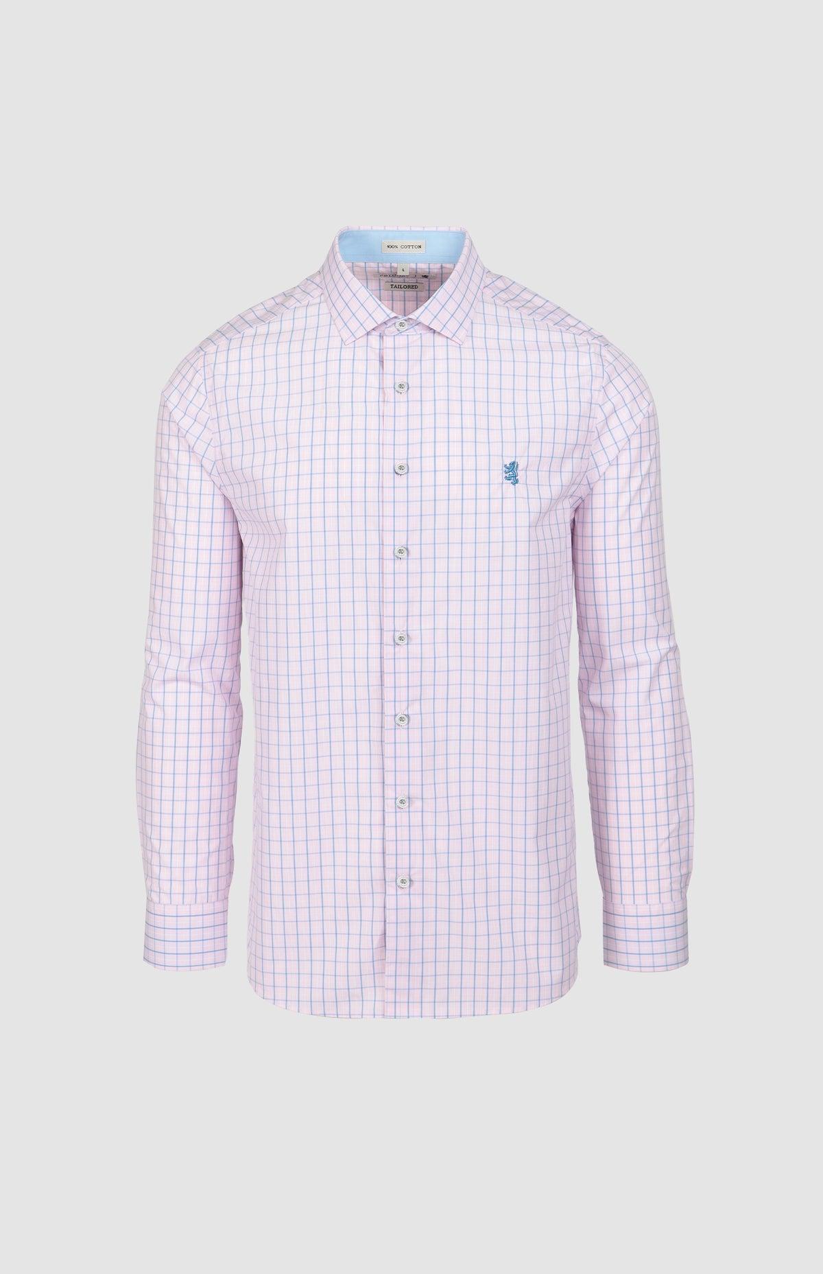 Pringle Sloan Micro Check Tailored Shirt - Pink PR111471.