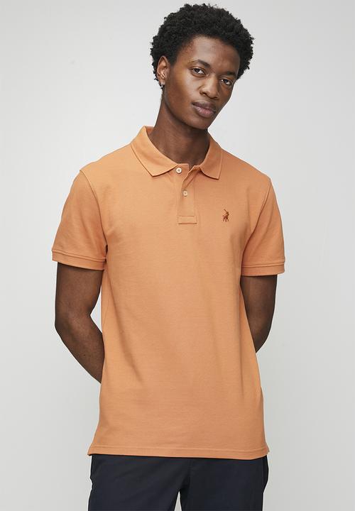 Polo Essential Pique SS Golfer Orange.