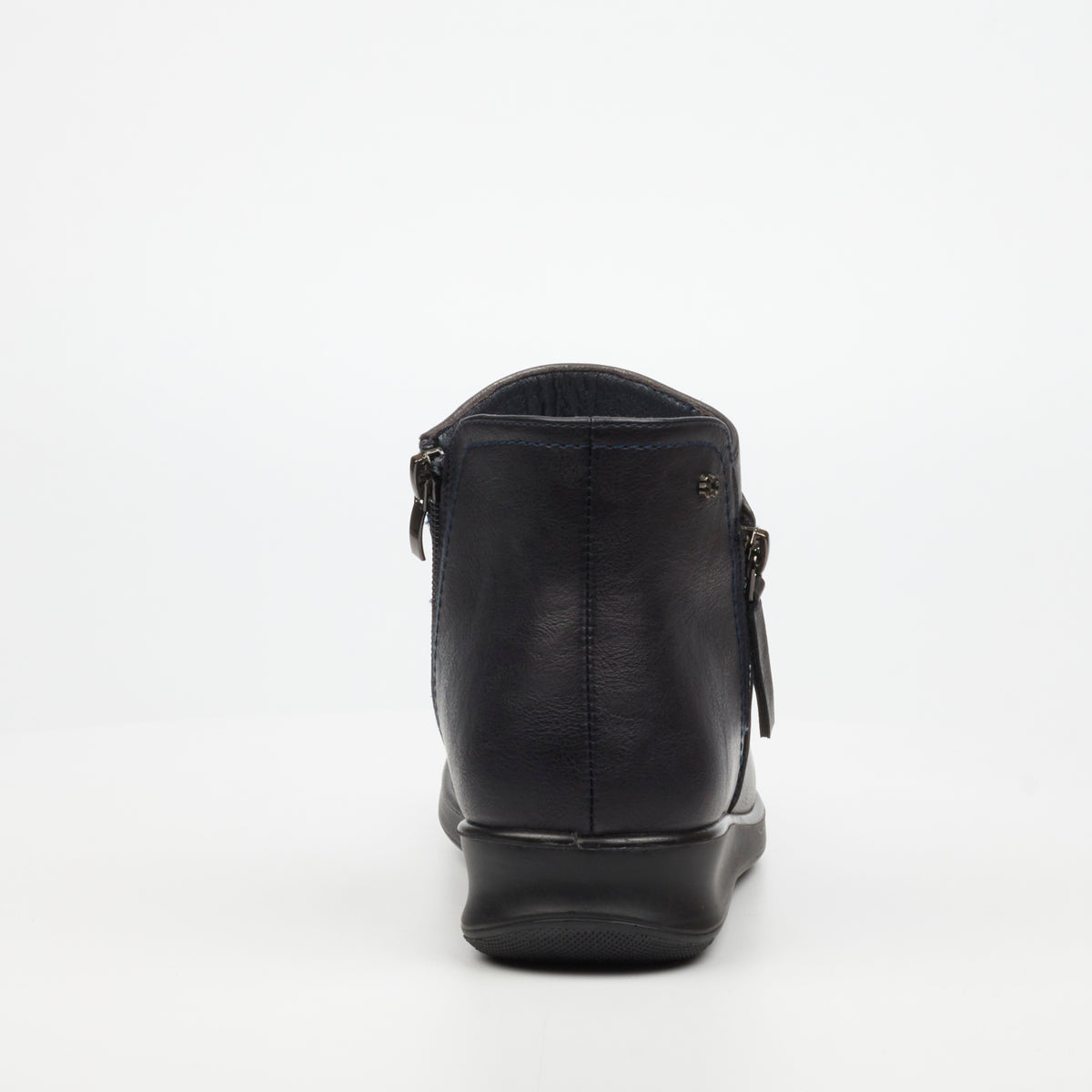 Butterfly Feet Bexly 1 Ladies Ankle Boot - Navy - Faux Leather.