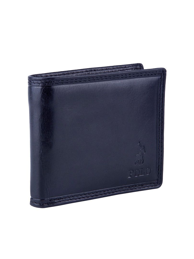 Polo Kenya Coin Billfold W Top Flap In Black PO450545.