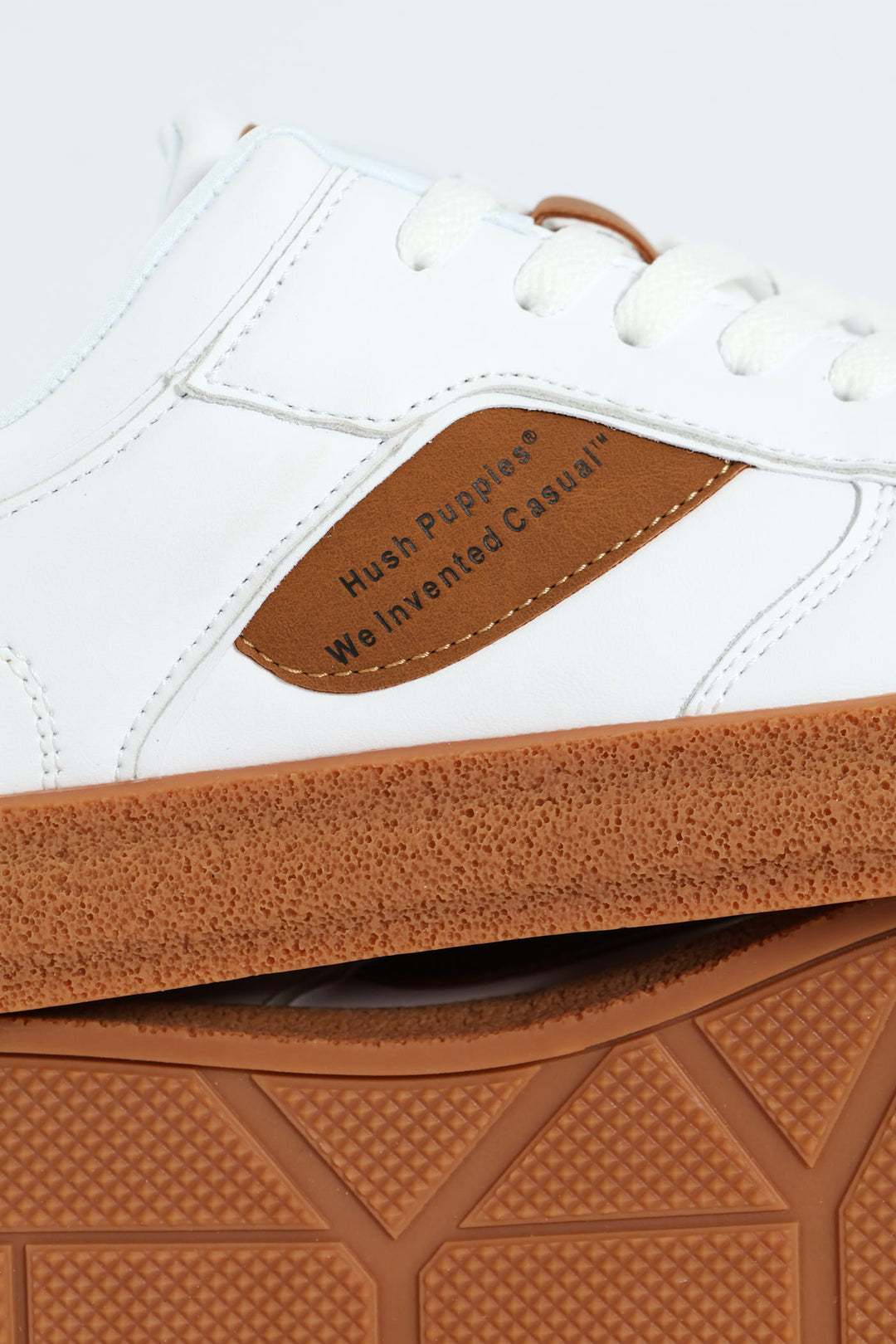Hush Puppies Ambrose Lace Up Sneaker - White.