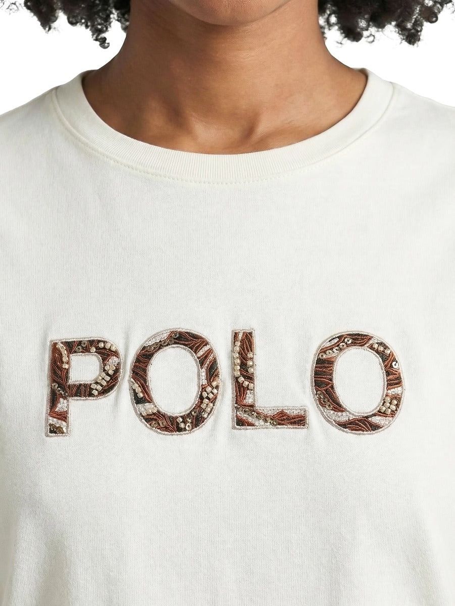 Polo Womens T-Shirt Short Sleeve winter Anlia Embellished.