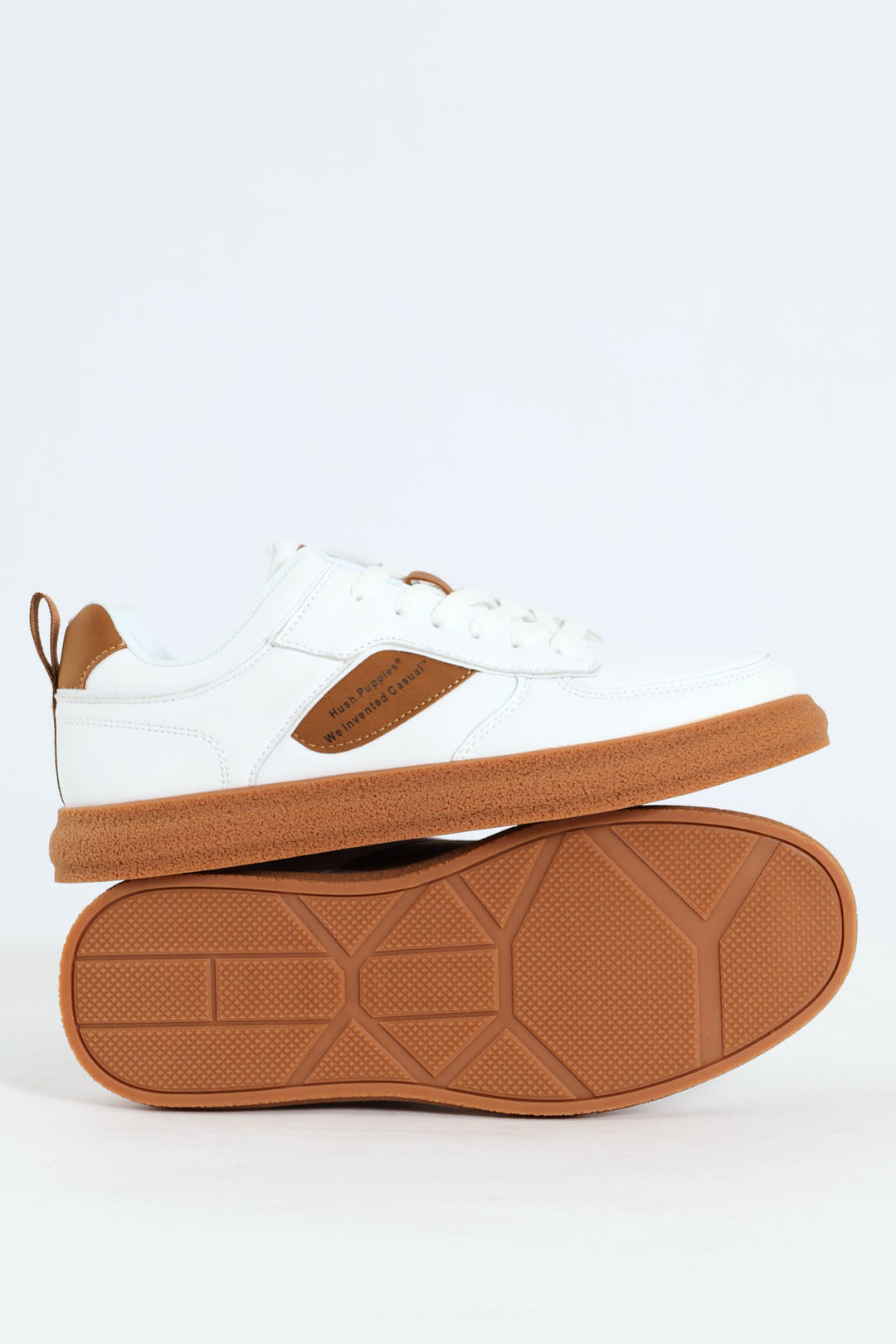 Hush Puppies Ambrose Lace Up Sneaker - White.