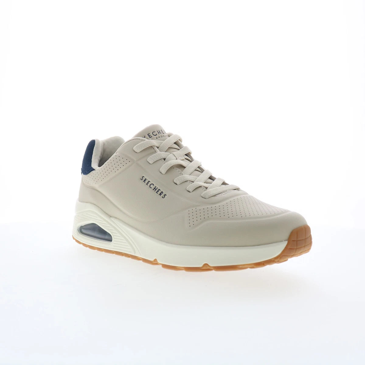 Mens Skechers Uno Tailored Air Mens Classic Low Cut Trainers 183007-NTBL.